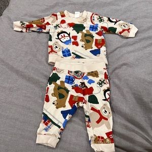 It’s a two piece set for baby for Christmas